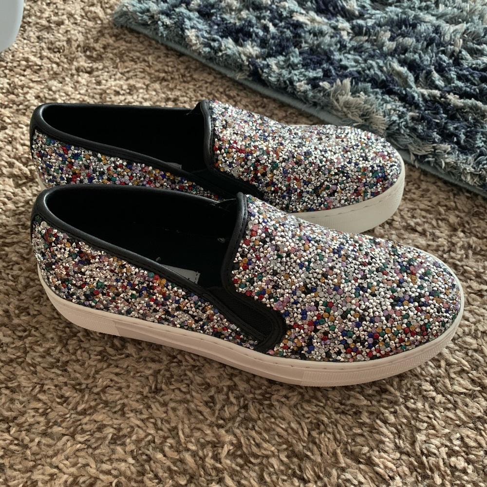 Steven Madden glitter shoes